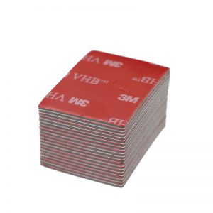 3M Black Tape Rubber Foam Double Sided Adhesive 30 40mm Strong Paste Surface Red Gray Bottom - Nano Tape