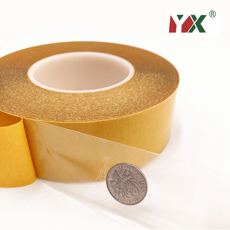 Super Thin Double-Sided Adhesive Tape Transparent High Temperature PET  5mm-70mm