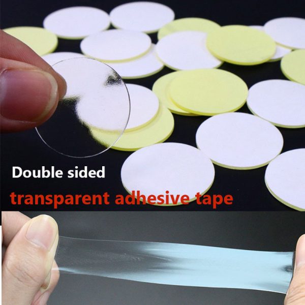Transparent Round 20 50mm Acrylic Double sided Adhesive for Fixing Automobile Parts no mark Adhesive Strong - Nano Tape
